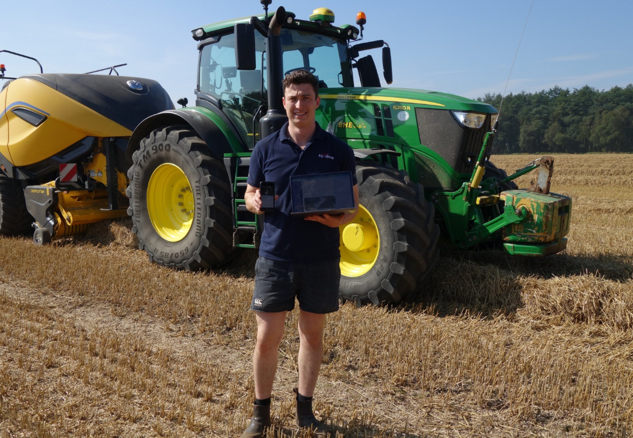 Will Dunn, founder-CEO of Ag-drive wins Agri-tech Innovator of the Year Silver award at British Farming Awards 2022