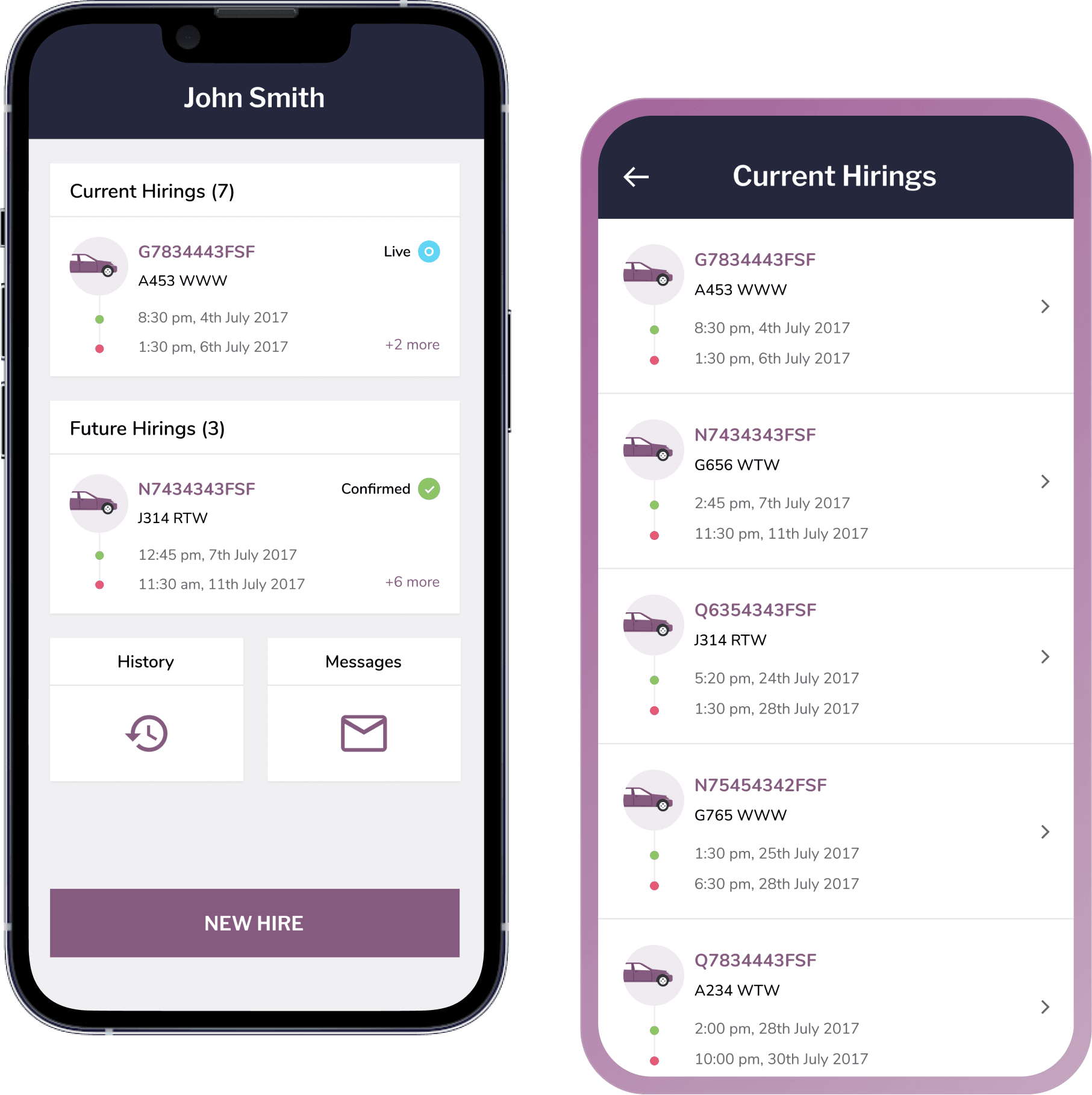 Foursky mobile app built by Thumbmunkeys