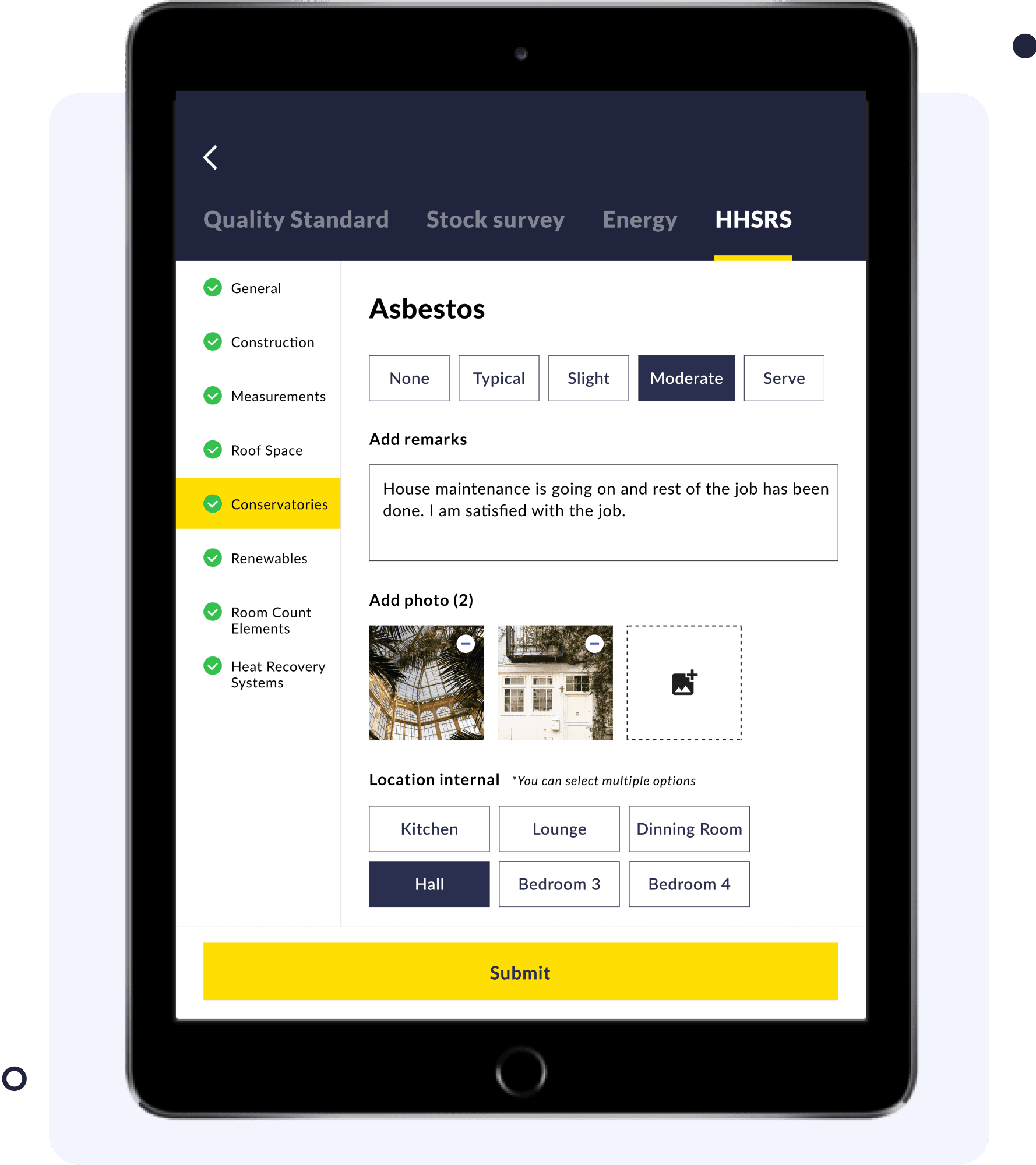 Improved survey processes and management using Savills